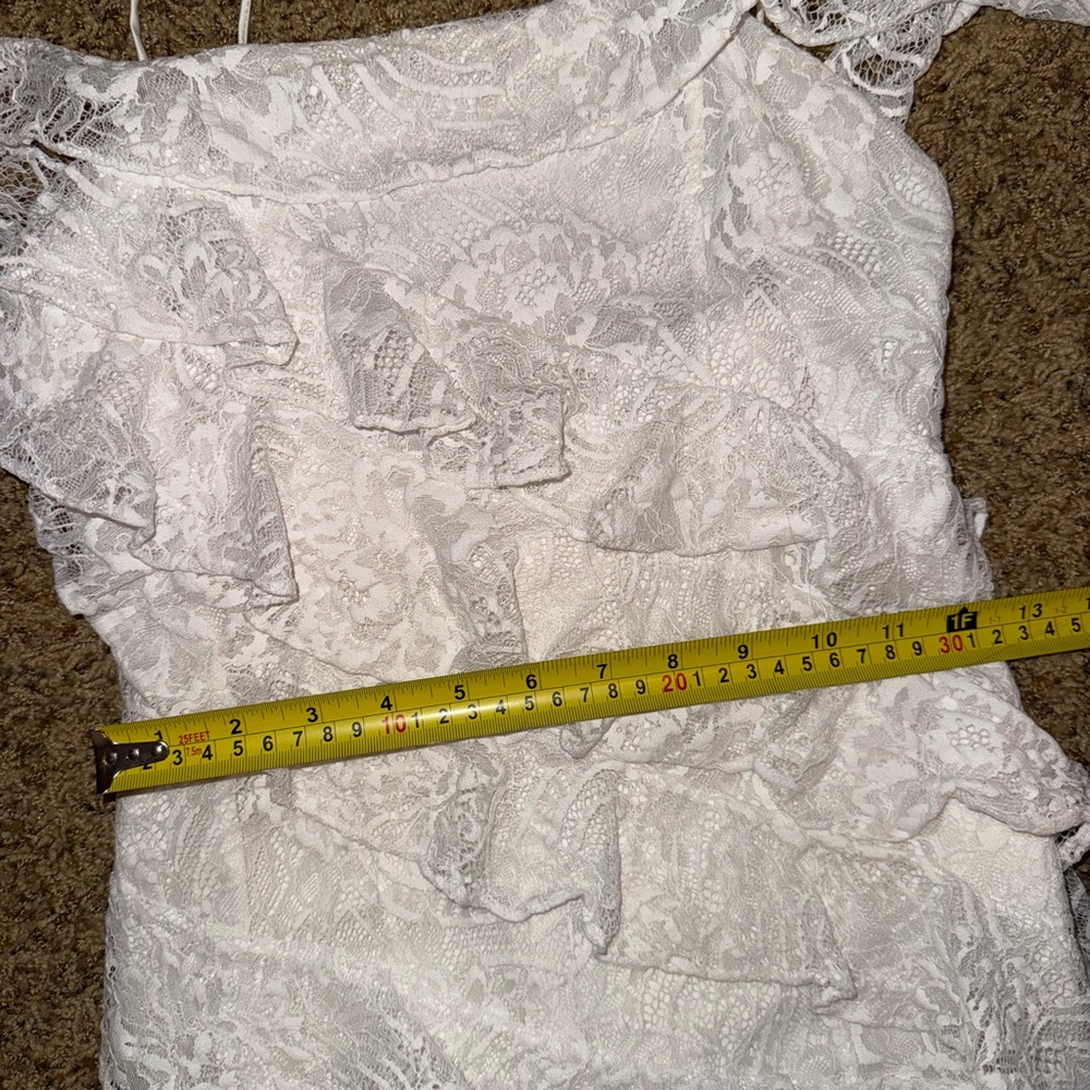 LoveShackFancy Sobine lace Mini Dress size 2 - Picture 11 of 13